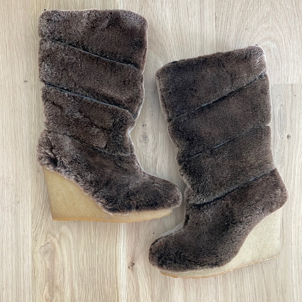 Tory Burch Brown Winter Boots